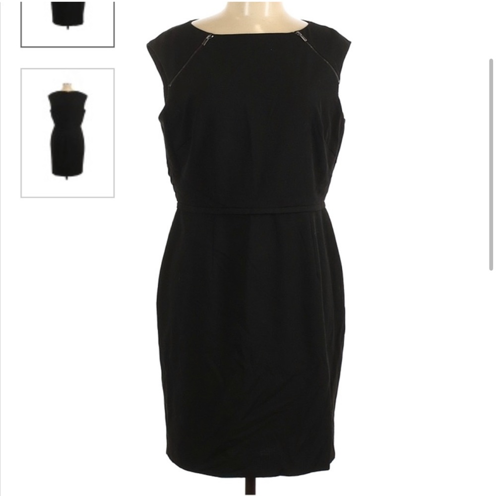 Gianni Bini Black Crew Neck Dress NWT 6